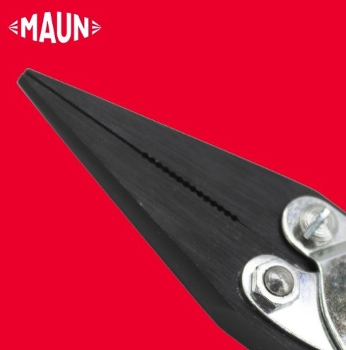 Maun Long Nose 160mm Parallel Plier with return spring