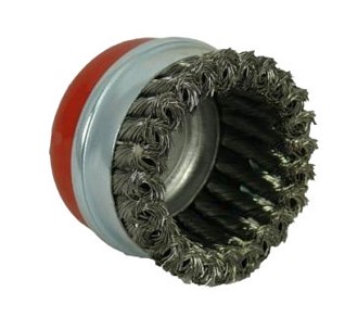 Cup Brush Twist Knot 65mm