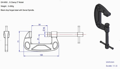 Good Hand G Clamps Extra Heavy Duty