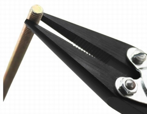 Maun Long Nose 160mm Parallel Plier with return spring