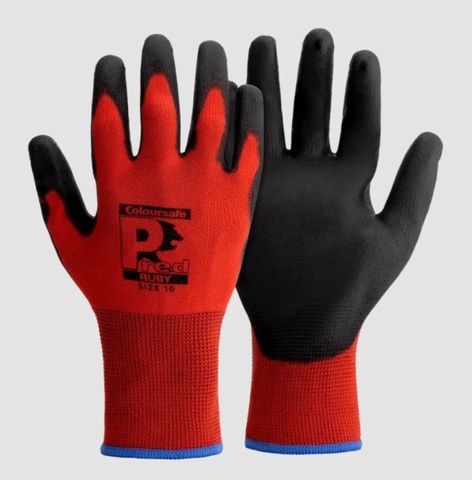 Pred Ruby PU Coated Glove